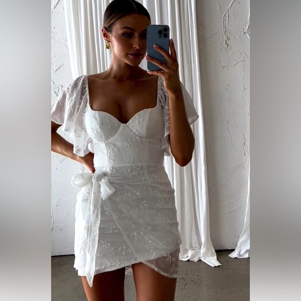 White dress from Selfie Leslie